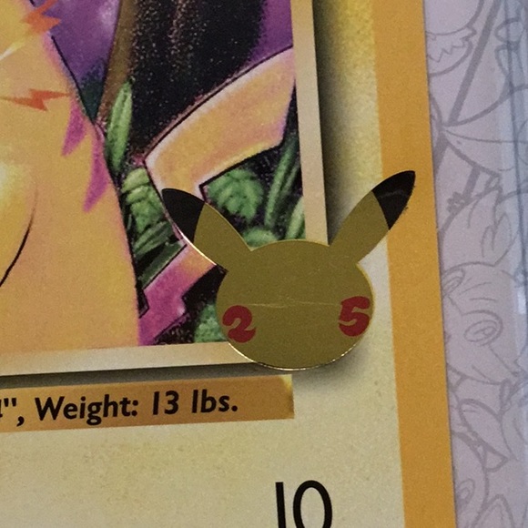 Pokemon Binder 2021 25th Anniversary Collector’s Album Celebrations Pikachu Card - Picture 9 of 9